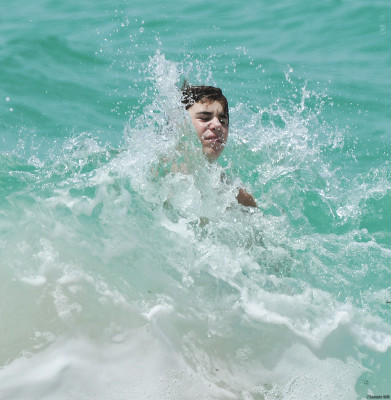 19.08 | Justin Bieber e seu pai em Barbados