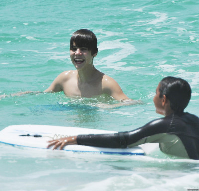 19.08 | Justin Bieber e seu pai em Barbados