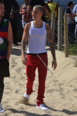 29.03 | Justin Bieber na praia de Ipanema, Rio de Janeiro