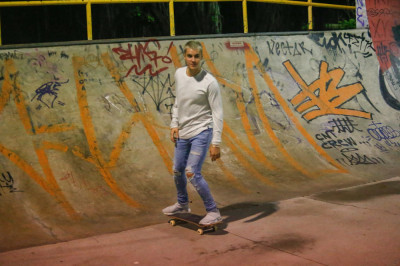 29.03 | Justin Bieber andando de skate no Aterro do Flamengo no Rio de Janeiro