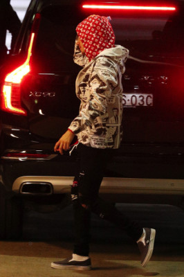 07.05 | Justin Bieber chegando na Qudos Bank Arena em Sydney, Austrália