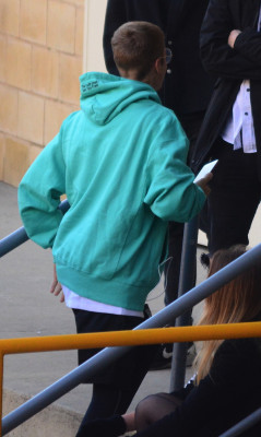 07.07 | Justin Bieber chegando na Qudos Bank Arena em Sydney, Austrália