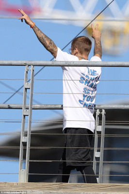 07.07 | Justin Bieber na festa da conferência da Hillsong em Sydney, na Austrália