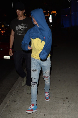 25.07 | Justin Bieber deixando o BOA Steakhouse em West Hollywood, Califórnia