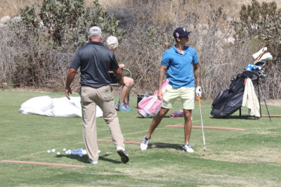 09.10 | Justin Bieber no Angeles National Golf Club em Tujunga, Califórnia