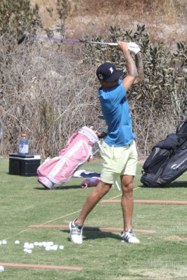 09.10 | Justin Bieber no Angeles National Golf Club em Tujunga, Califórnia