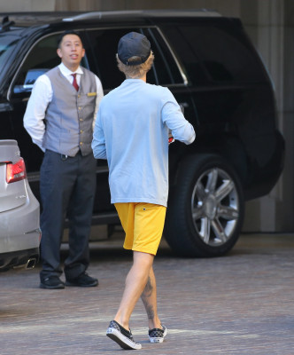 26.10 | Justin Bieber no hotel Montage em Beverly Hills, Califórnia