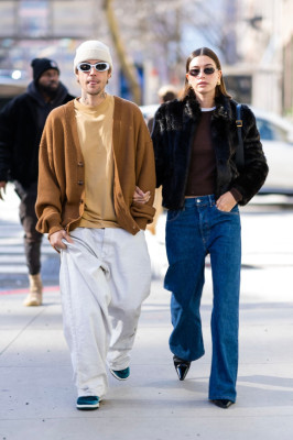 24.01 | Justin e Hailey Bieber em Nova York.