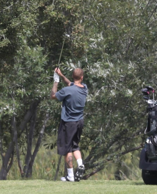 09.06 | Justin e Neima Khaila jogando golf em Los Angeles