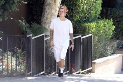12.05 | Justin Bieber no Runyon Canyon Park em Los Angeles, Califórnia