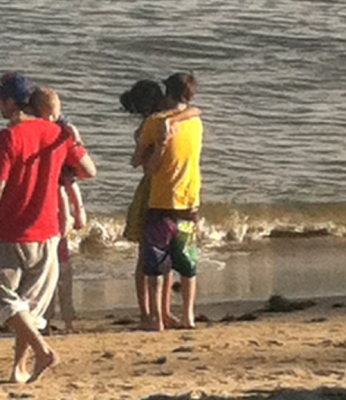 17.02 | Com a família em praia na Califórnia