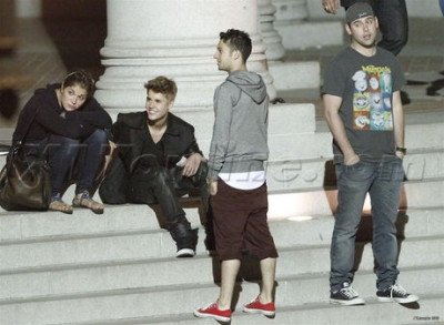 07.06 | Justin Bieber nos bastidores do clipe de As Long As You Love Me