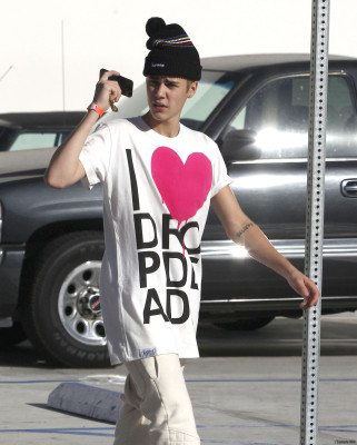 10.04 | Justin Bieber chegando no Sky High Sports