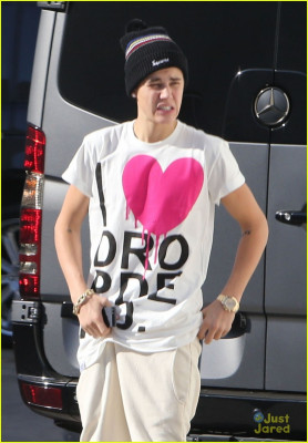 10.04 | Justin Bieber chegando no Sky High Sports