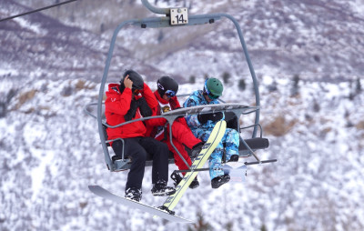 31.12 | Aproveitando uma manhã de snowboard com os amigos em Aspen