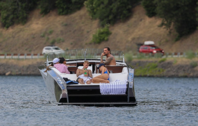 10.07 | Durante um passeio no lago em Coeur d’Alene